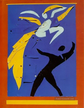 Two Dancers Study for Rouge et Noir 1938 abstract fauvism Henri Matisse Ölgemälde